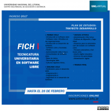 flyer tecnicatura software libre